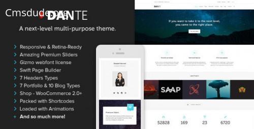 Dante v2.8.0 – Themeforest Responsive Multi-Purpose Theme Download Free