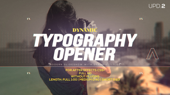 Dynamic Typography Opener - Download Videohive 14417216