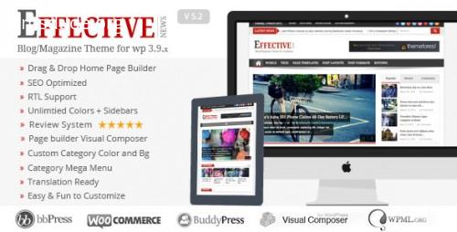 Effective News v5.2 – Responsive WP News Magazine blog Download Free