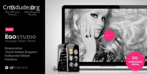 Ego v2.5 – Onepage Parallax Responsive WordPress Theme Download Free