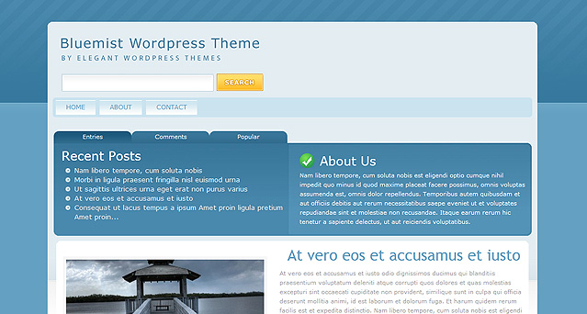 ElegantThemes BlueMist Download WordPress Theme