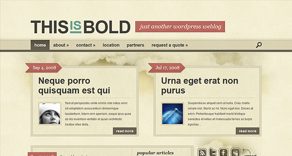 ElegantThemes Bold Download WordPress Theme