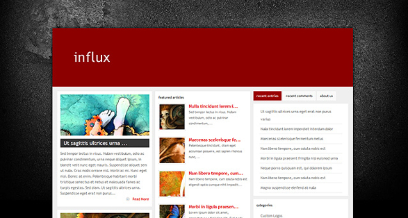 ElegantThemes Influx Download WordPress Theme