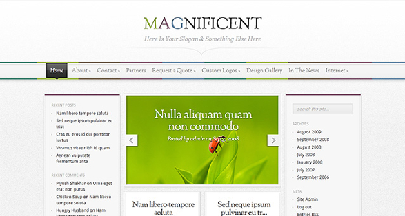 ElegantThemes Magnificent Download WordPress Theme