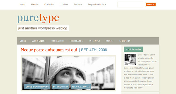 ElegantThemes PureType Download WordPress Theme