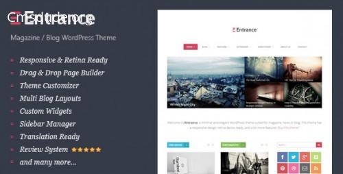 Entrance v.1.2 – WordPress Theme for Magazine and Review Download Free