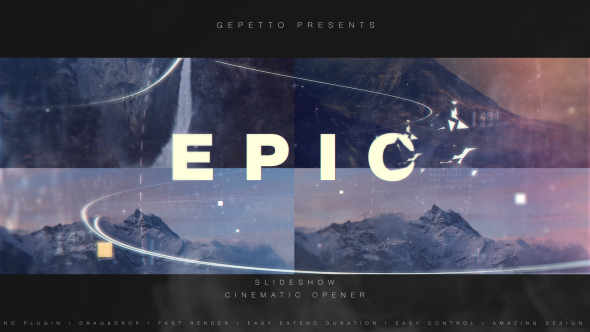 Epic Slideshow I Cinematic Opener - Download Videohive 18443863