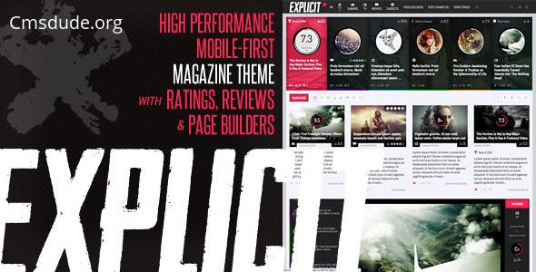 Explicit v2.1 – High Performance ReviewMagazine Theme Download Free