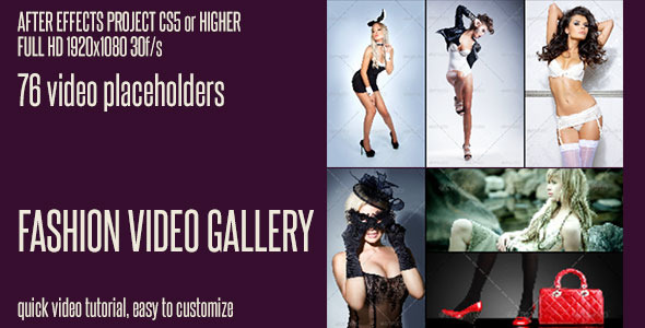 Fashion Video Gallery - Download Videohive 5374355