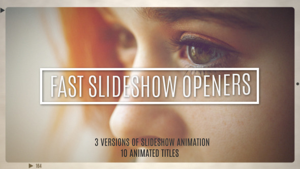 Fast Slideshow Openers 10 Titles - Download Videohive 10815461