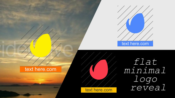 Flat Minimal Logo Reveal - Download Videohive 9707222