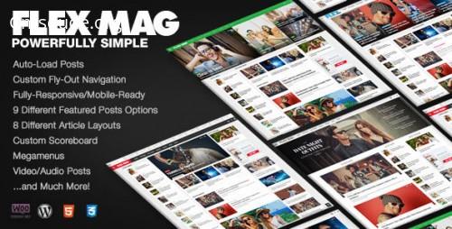 Flex Mag – Responsive WordPress News Theme Download Free