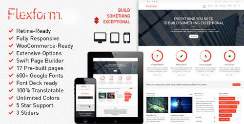 Flexform 1.62 – Retina Responsive Multi-Purpose Theme Download Free