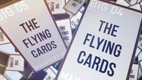 Flying cards - Download Videohive 11041007