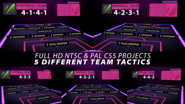 Football Team Tactics - Download Videohive 2795537