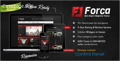 Forca – Themeforest Responsive NewsMagazine Theme Download Free