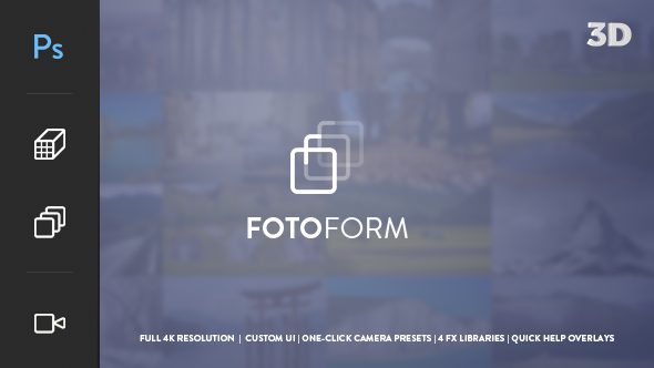 FotoForm - Procedural 4K 3D Photo Animator - Download Videohive 17850213