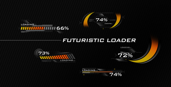 Futuristic Loading Screen - Download Videohive 3099734