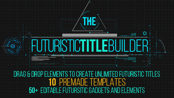 Futuristic Title Builder - Download Videohive 11103358