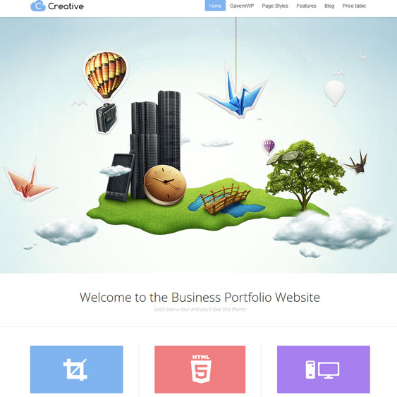 GavickPro Creative - Download Agency WordPress Theme