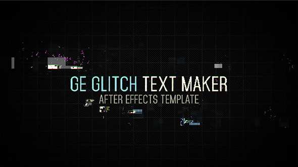 Ge Glitch Text Maker - Download Videohive 8128144