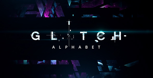 Glitch Alphabet - Download Videohive 11929491