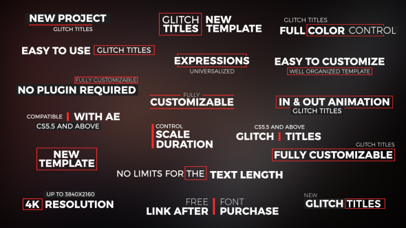 Glitch Titles - Download Videohive 16318891