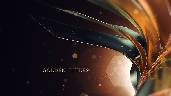 Golden Titles - Download Videohive 17915387