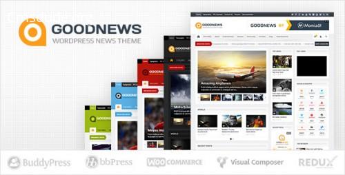 Goodnews v5.8.0.1 – Responsive WordPress News/Magazine Download Free