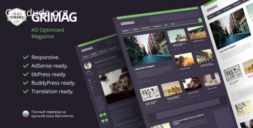 Grimag v1.1.4 – Themeforest AD Optimized Magazine WordPress Theme Download Free
