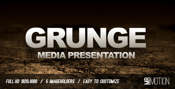 Grunge Media Presentation - Download Videohive 27996