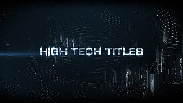 High Tech Titles and Logo - Download Videohive 4158800