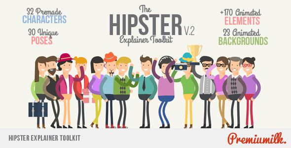 Hipster Explainer Toolkit - Download Videohive 10981763