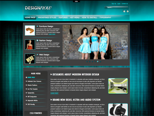 HotJoomlaTemplates Design now - Download Joomla Design Template