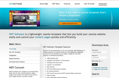 HotJoomlaTemplates Software - Download Joomla Hot Software