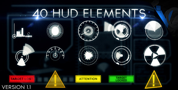 Hud Elements 40 - Download Videohive 3985534