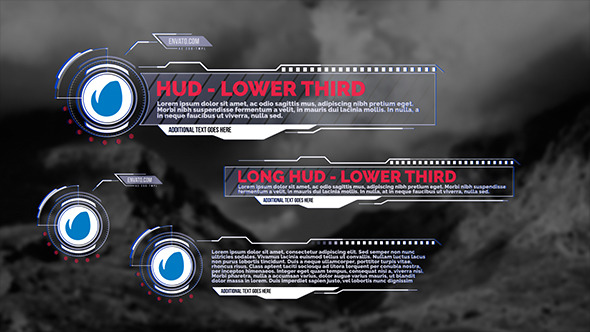 HUD - Lower Thirds - Download Videohive 10511385
