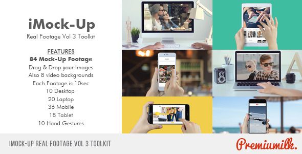 iMock-Up Real Footage Vol 3 Toolkit - Download Videohive 11528641