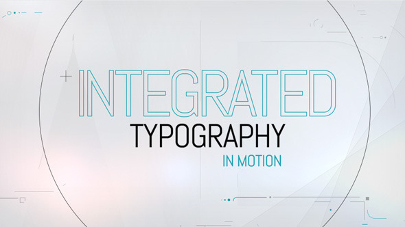 Integrated Typography - Download Videohive 9861533