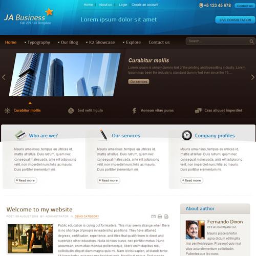 JA Business - Download Joomla Template