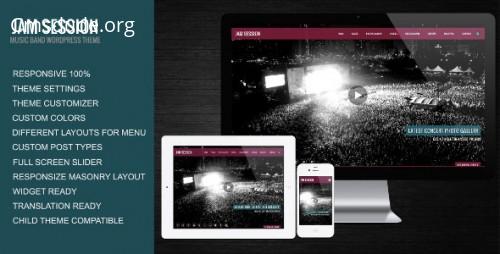 JamSession – Music & Music Band WordPress Theme Download Free