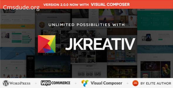 Jkreativ v2.2.4 – Multilayer Parallax MultiPurpose Theme Download Free