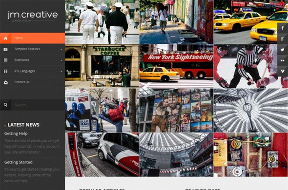 JM Creative - Download Responsive Joomla Template