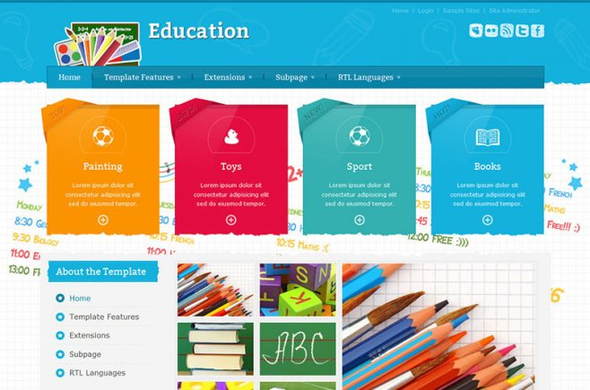 JM School Tools - Download Responsive Joomla Template