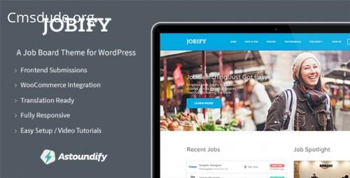 Jobify v2.0.3.1 – Themeforest WordPress Job Board Theme Download Free