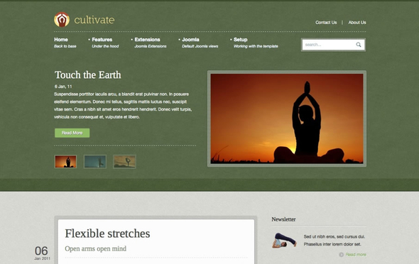 JoomlaBamboo Cultivate - Download Responsive Joomla Template