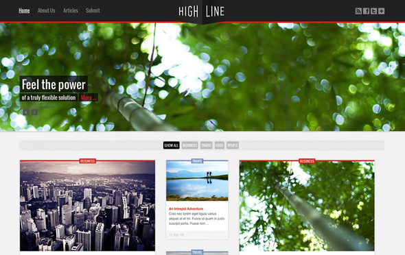 JoomlaBamboo Highline - Download Responsive Joomla Template