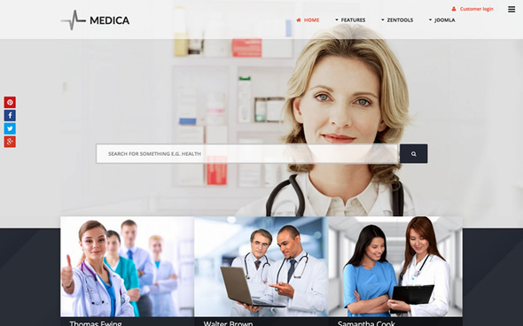 JoomlaBamboo Medica - Download Responsive Joomla Template