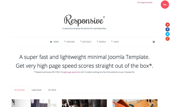 JoomlaBamboo Responsive2 - Download Responsive Joomla Template