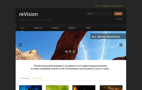 JoomlaBamboo reVision - Download Responsive Joomla Template